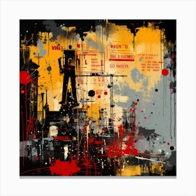 Splatter Art 1 Canvas Print