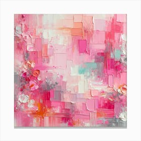 Pink splash Canvas Print