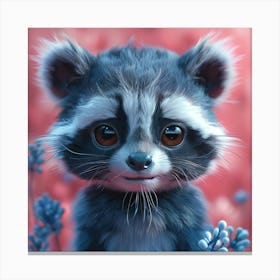 Raccoon 3 Canvas Print