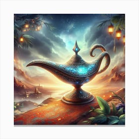 Aladdin'S Lamp 3 Canvas Print