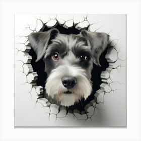 Schnauzer 3 Canvas Print