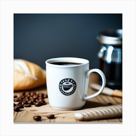 Muge of coffe Canvas Print