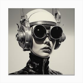 Futuristic Woman 10 Canvas Print