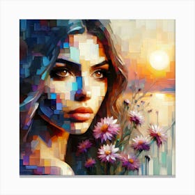 Portrait Artwork 27 Canvas Print