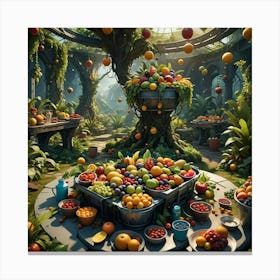 Fruit Garden Canvas Print