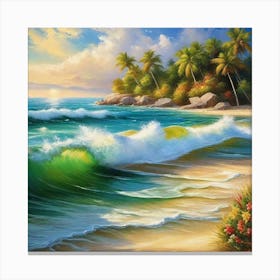 Ocean Waves 2 Canvas Print