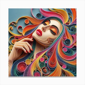 Paper Art 7 Canvas Print