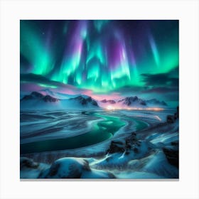 Aurora Borealis Canvas Print