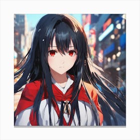 Anime girl Canvas Print