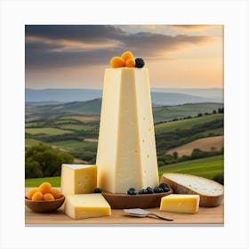 Monumento De Queso Canvas Print