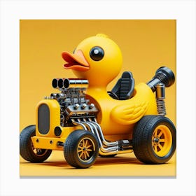 Rubber Duck Car 5 Canvas Print