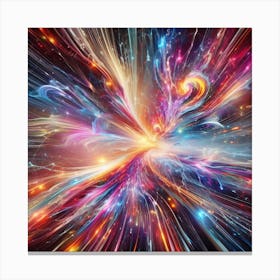 Fractal Burst Canvas Print