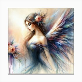 Angel Painting Canvas Print