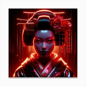 Japan Geisha Visual 49 Canvas Print