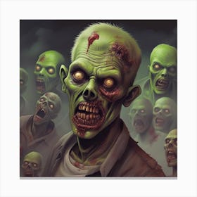 Zombie Canvas Print