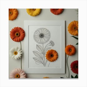 Gerbera Daisies Canvas Print