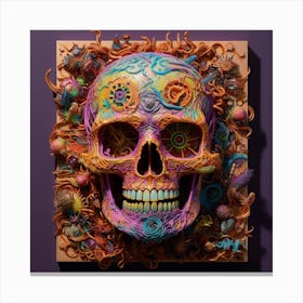 Sugar Skull 8 Canvas Print