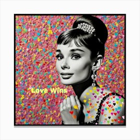 Love wins Canvas Print