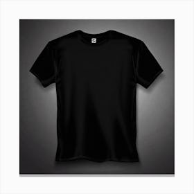 Black T - Shirt 11 Canvas Print