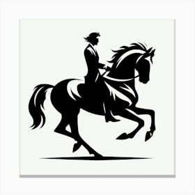 A man riding a horse 10 Canvas Print