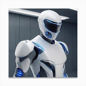 Futuristic Robot 17 Canvas Print