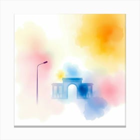 Watercolor Background Canvas Print