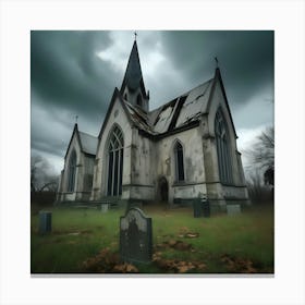 Old Church Canvas Print