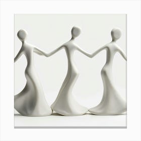 Three Dancers Canvas Print