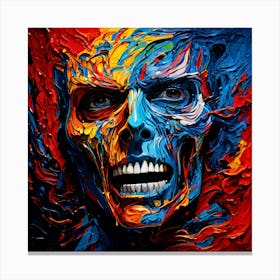 Skull Painting Canvas Print