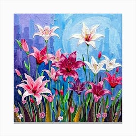 Lily Painting Canvas Print