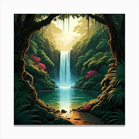 Secluded Paradise Canvas Print