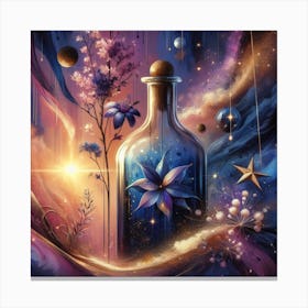 Message In A Bottle Canvas Print