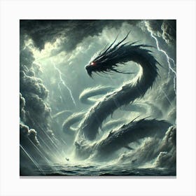 Shenlong Serpentine Destroyers Storm Concealment Canvas Print