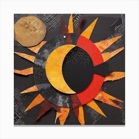 An Abstract Sun One Art 11 Canvas Print