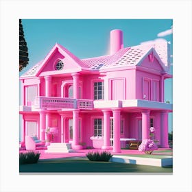 Barbie Dream House (758) Canvas Print