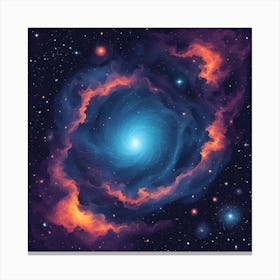 Nebula In Space Canvas Print