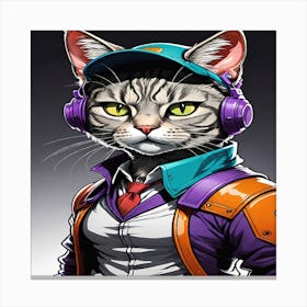 class mate Cat Canvas Print