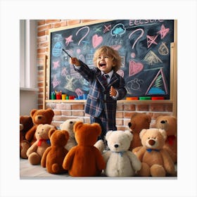 Teddy Bears Canvas Print