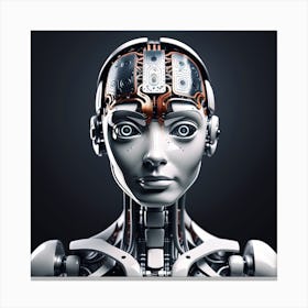 Robot Woman 24 Canvas Print
