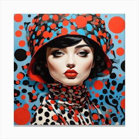 'The Girl In The Hat' Canvas Print