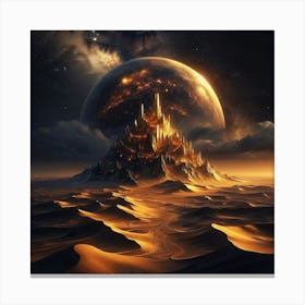 Sand Castle Canvas Print