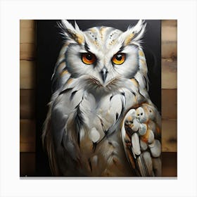 Owl Painting Canvas Print