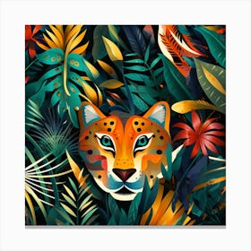 Jungle Leopard Canvas Print