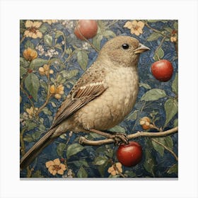 Bird On A Branch Art 1 Canvas Print