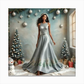 Christmas Portrait Canvas Print