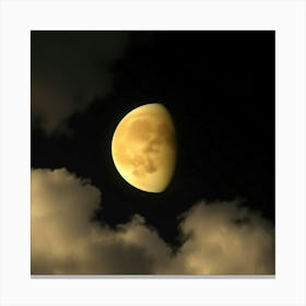 Venus With Thick Clouds And A Yellowish Hue 1 Canvas Print