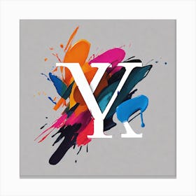 Letter Y Canvas Print