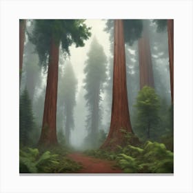 Redwood Forest Canvas Print