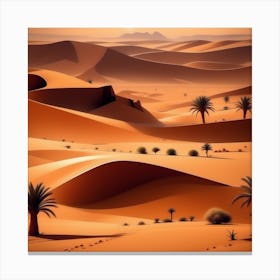 Desert Landscape 81 Canvas Print