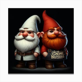 Gnome Brothers 2 Canvas Print